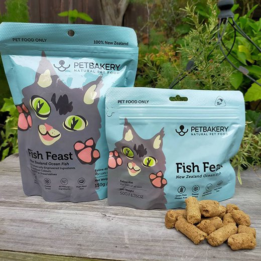 Fish Feast New Zealand Ocean Fish フィッシュ フィースト/ For Cats（内容量：50g）