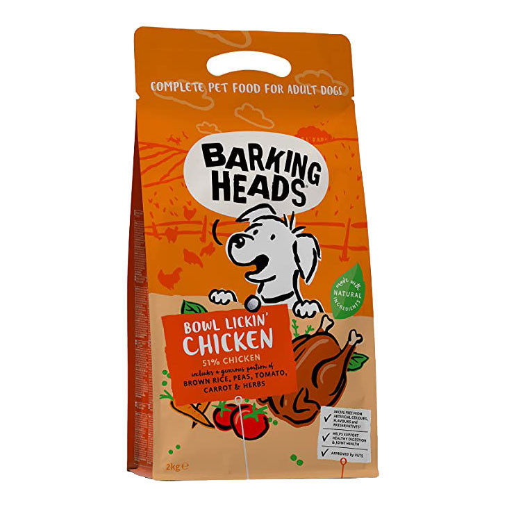 BARKING HEADS バーキングヘッズ ボウル リッキン チキン 2kg 全犬種成犬用