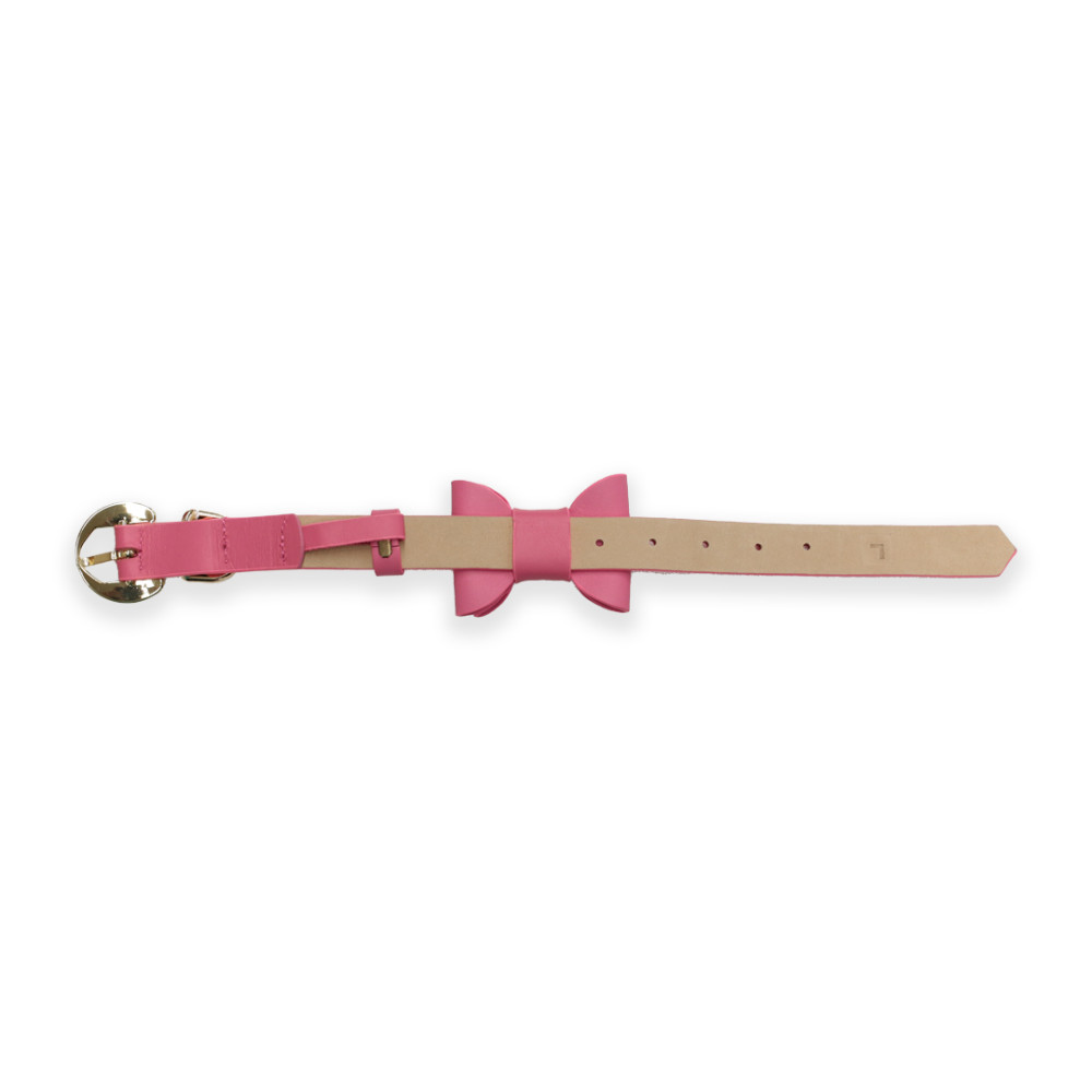 Metapink Bow Dog Collar
