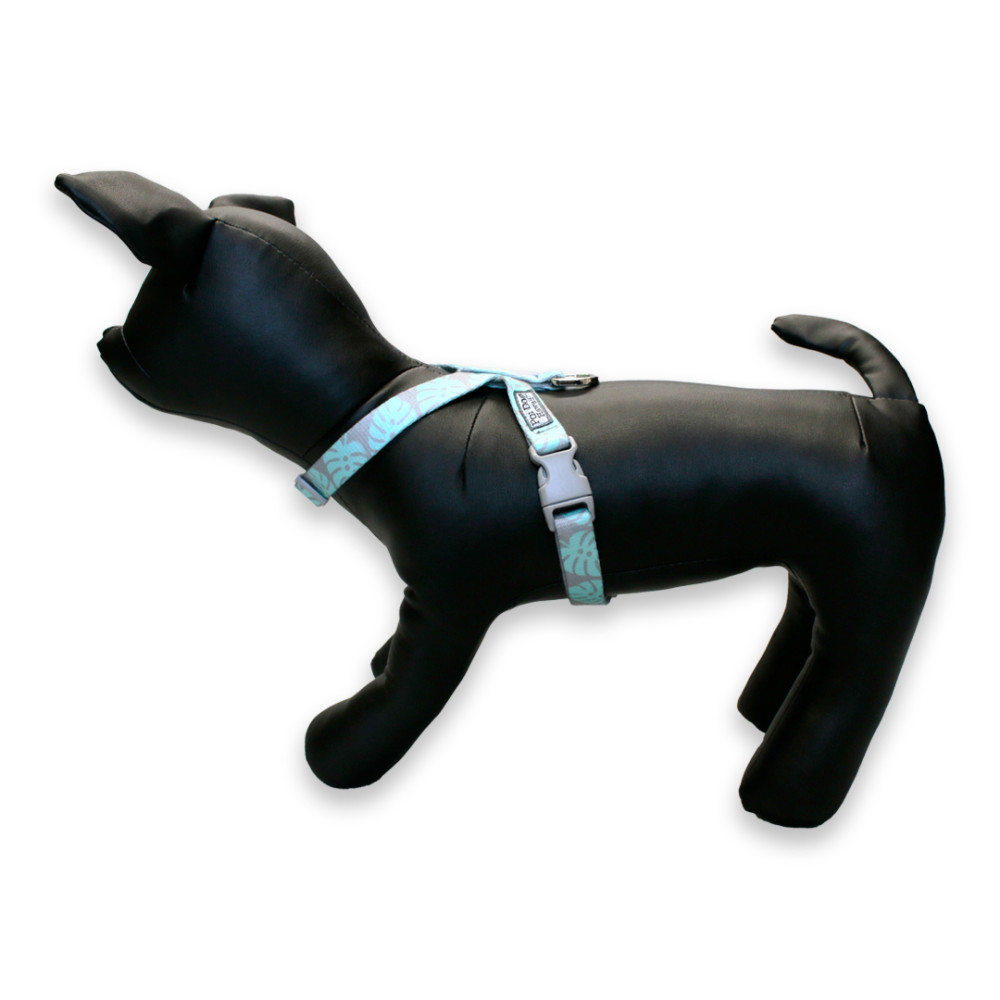 【poi dog hawaii】Poi Dog Harness Mint Monstera Xsmall