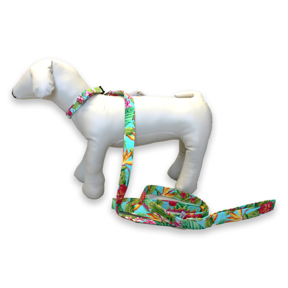 【Calvin & Susie】Aloha Leash Sky Tropicals Md