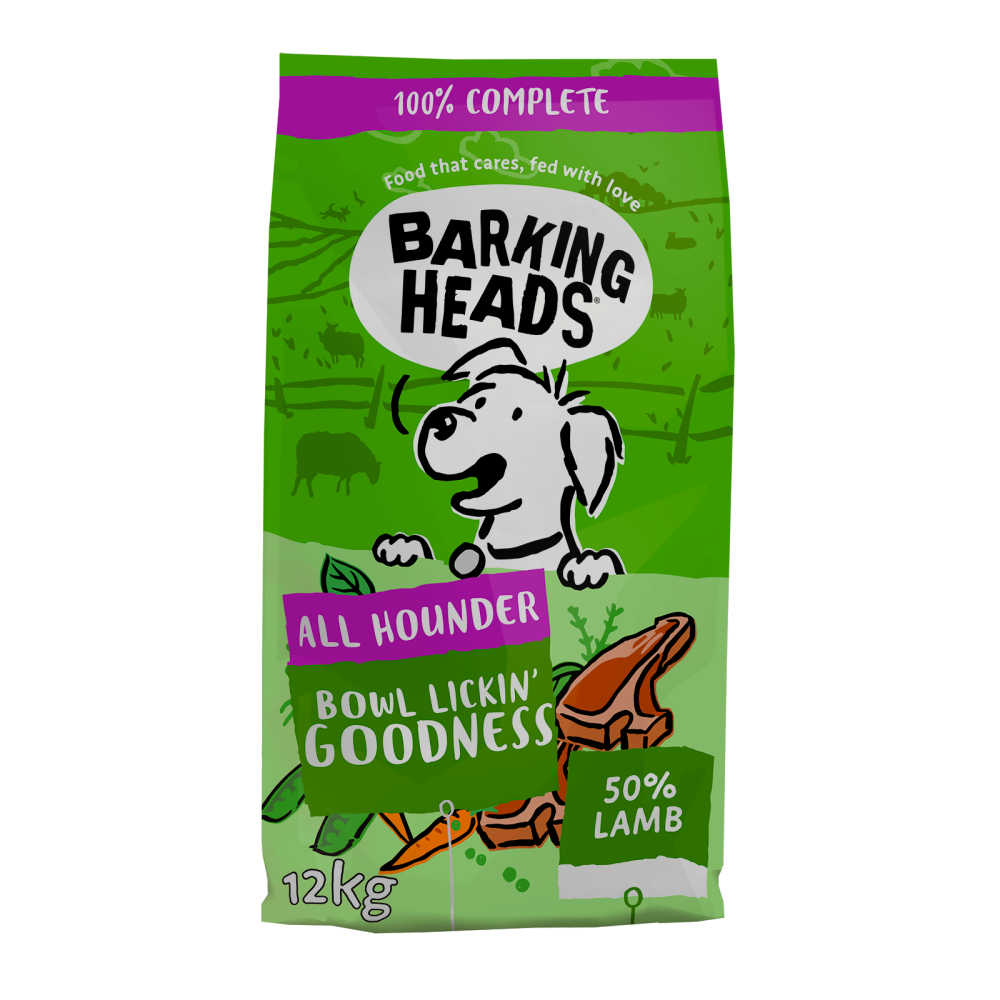 BARKING HEADS バーキングヘッズ ボウル リッキン グッドネス ラム ドライッグフード 全犬種成犬用 12㎏