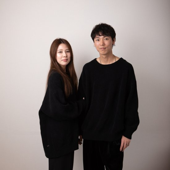 cotton mole oversize knit with.006〈 black 〉