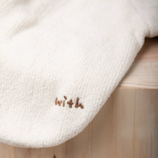 cotton mole oversize knit for DOG with.006〈 ivory 〉