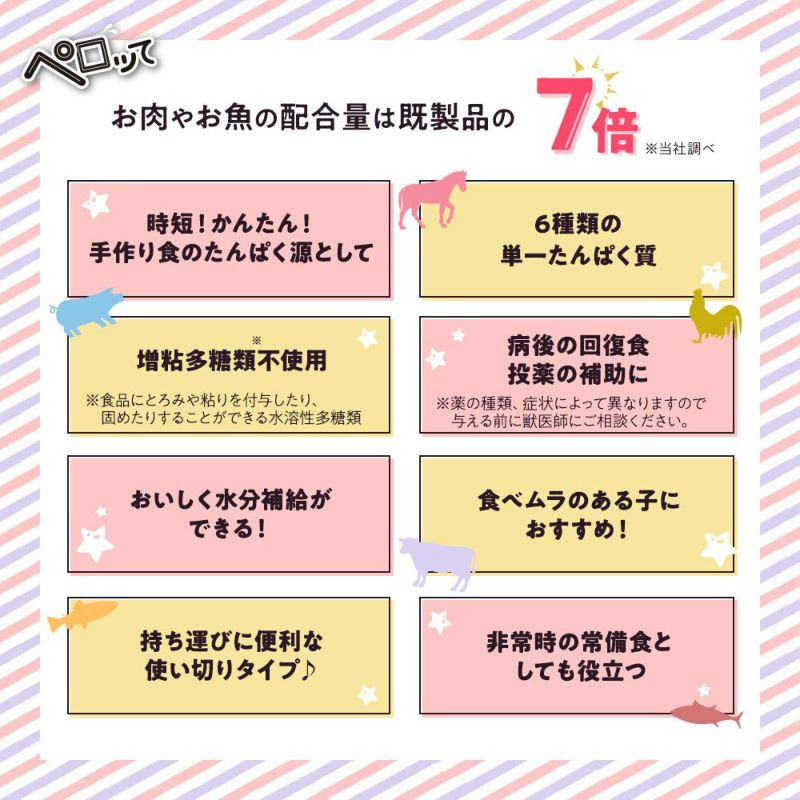 スマイリーペーストステック猫用 ペロって チキン 7本