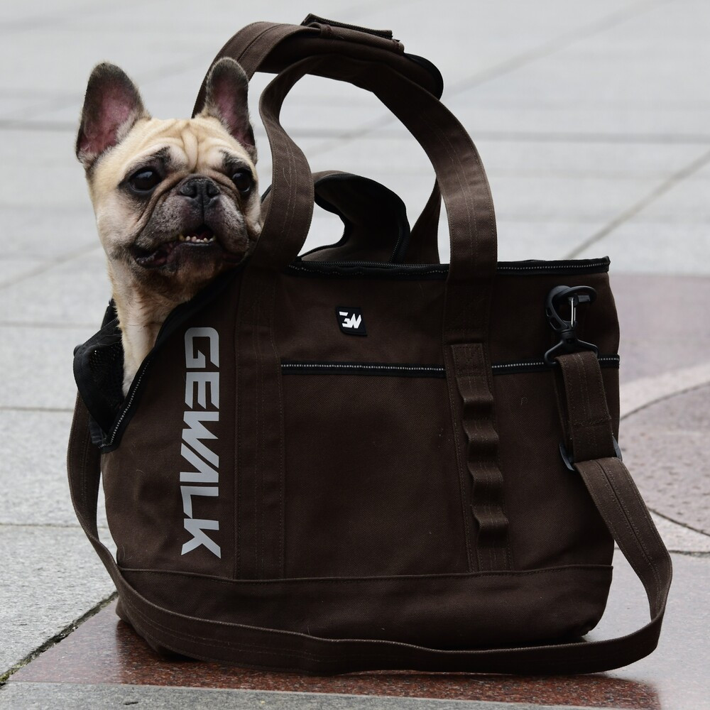 GW 2Way Cotton Carry Tote bag　【フリーサイズ】  犬  GEWALK    バッグ