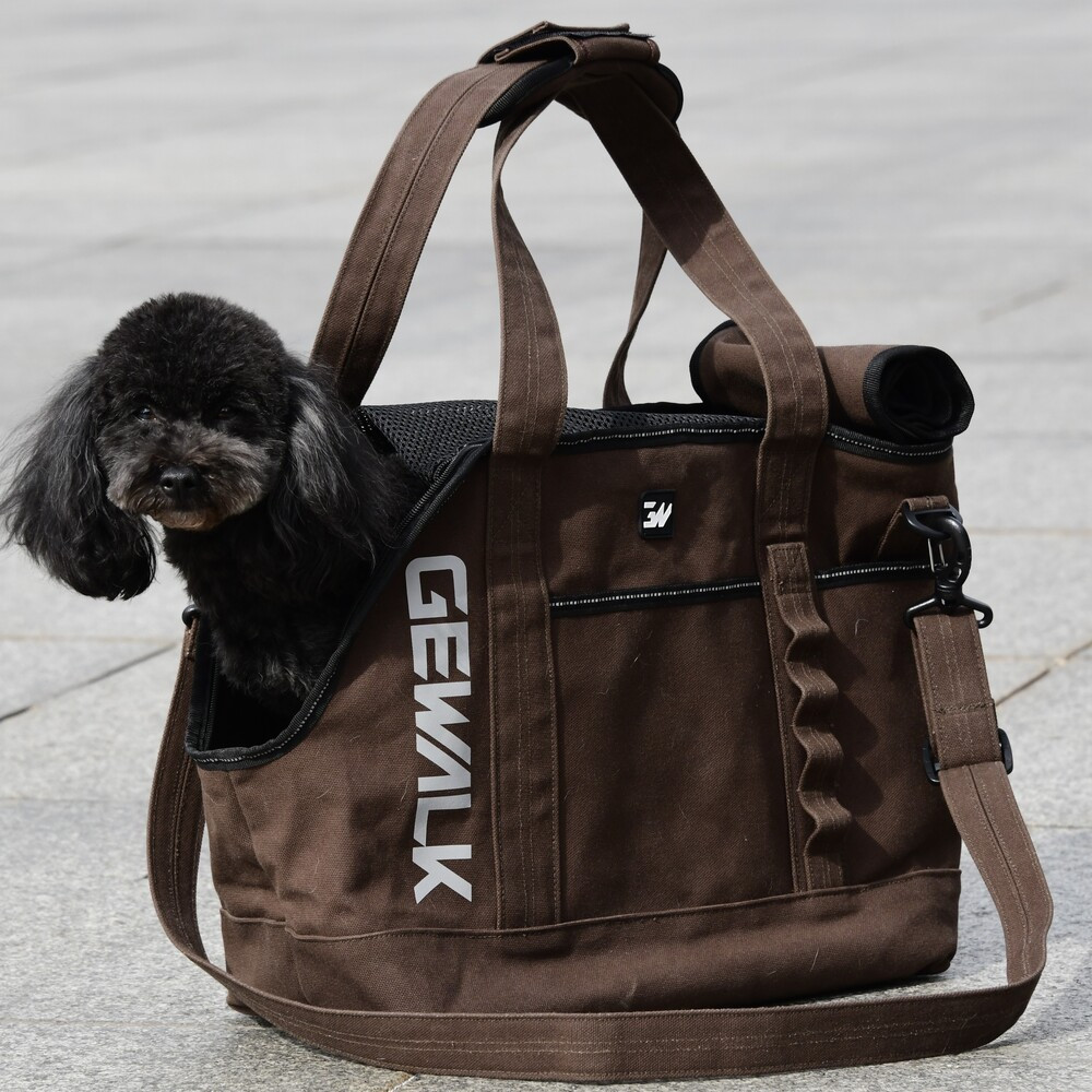 GW 2Way Cotton Carry Tote bag　【フリーサイズ】  犬  GEWALK    バッグ