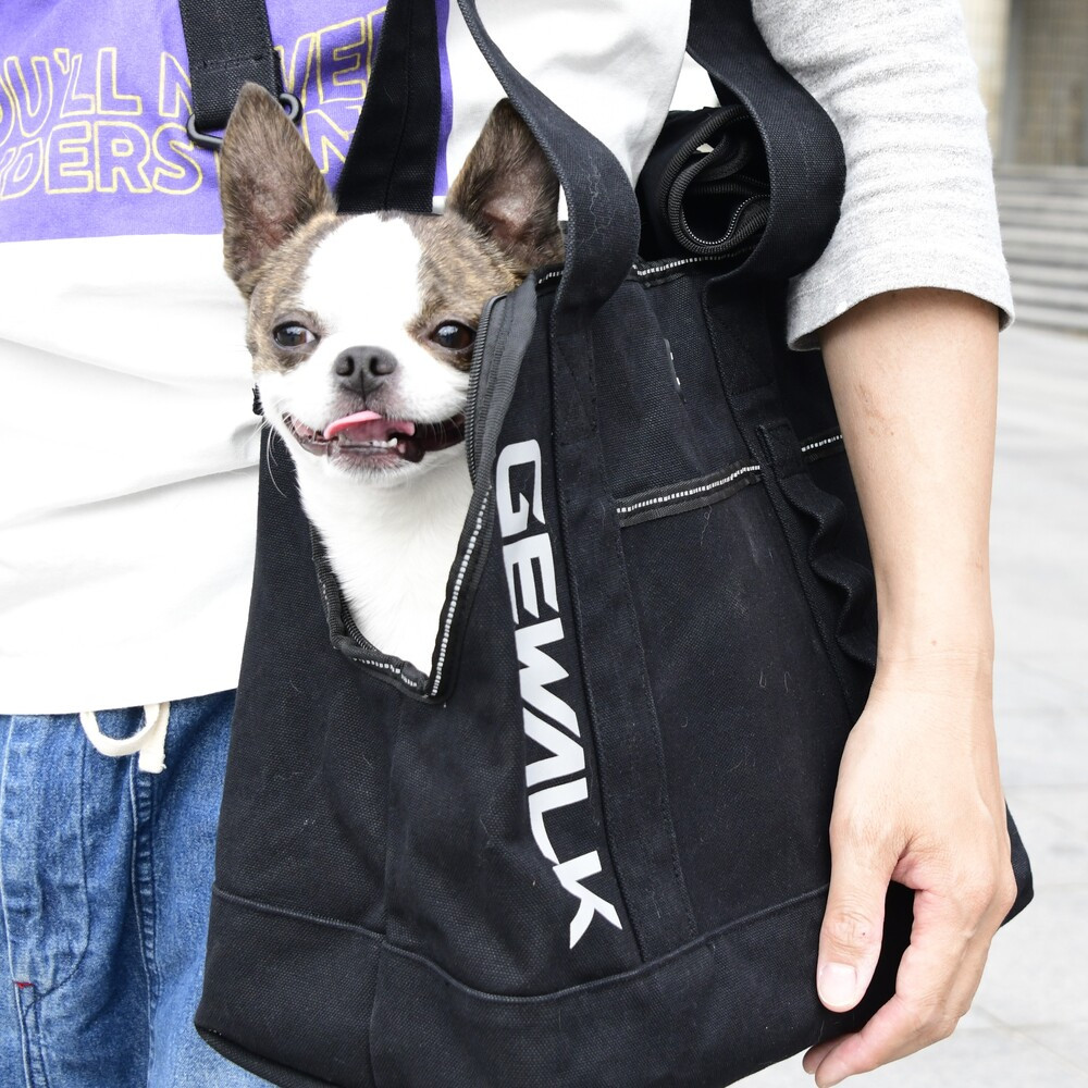 GW 2Way Cotton Carry Tote bag　【フリーサイズ】  犬  GEWALK    バッグ