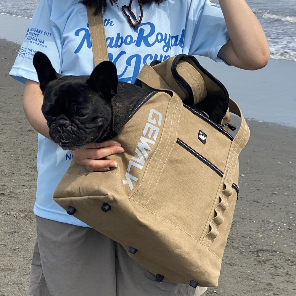 GW 2Way Cotton Carry Tote bag　【フリーサイズ】  犬  GEWALK    バッグ