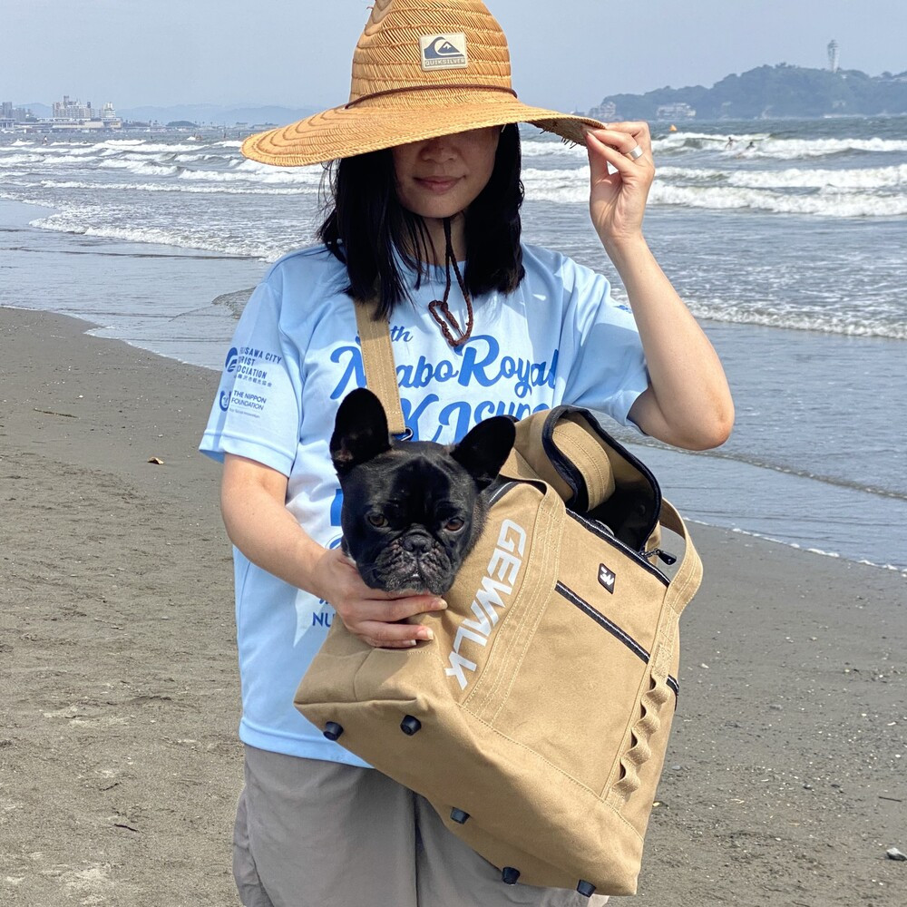 GW 2Way Cotton Carry Tote bag　【フリーサイズ】  犬  GEWALK    バッグ