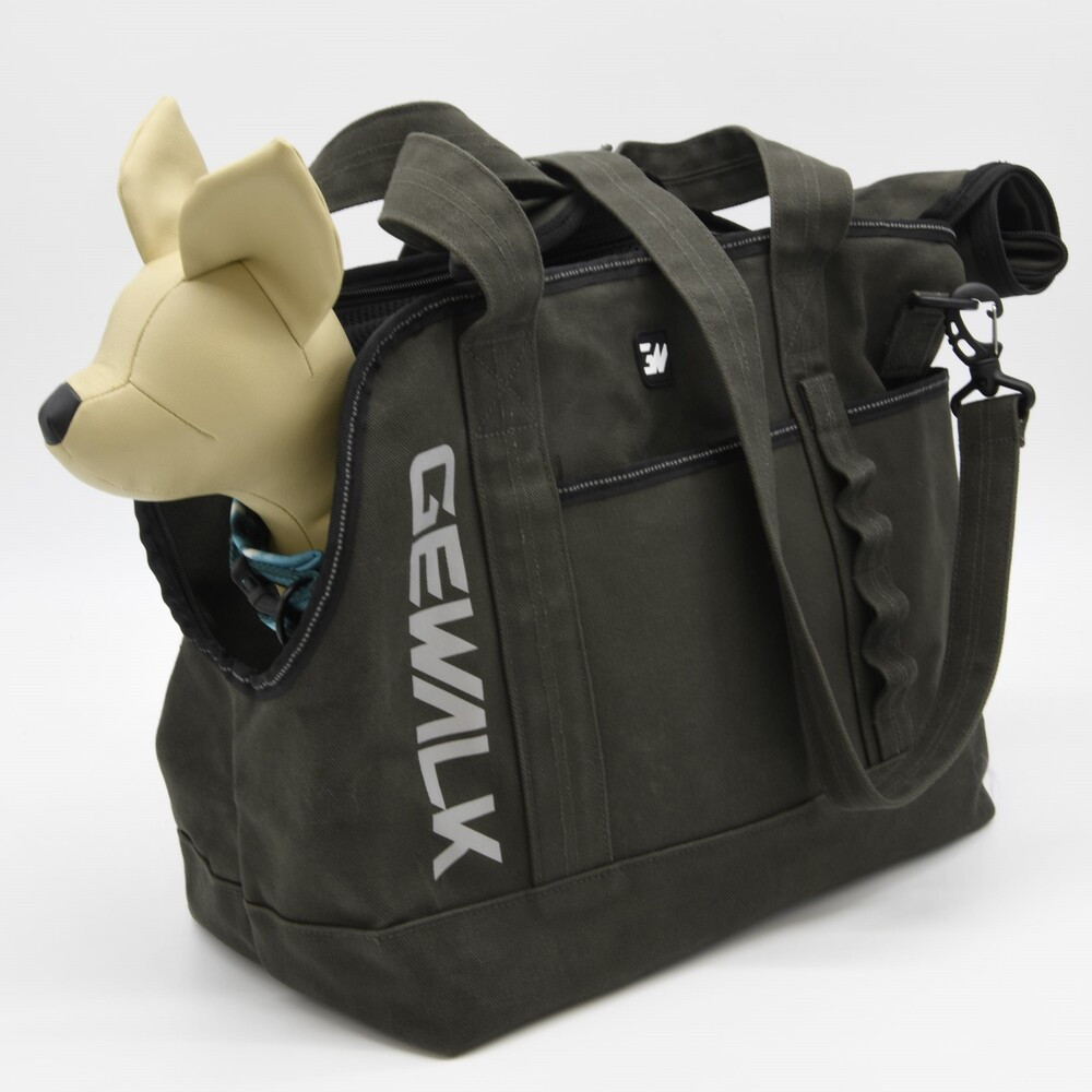 GW 2Way Cotton Carry Tote bag　【フリーサイズ】  犬  GEWALK    バッグ