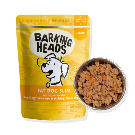 BARKING HEADS バーキングヘッズ ファット ドッグ スリム ウェット パウチ ドッグフード 全犬種成犬用 300g