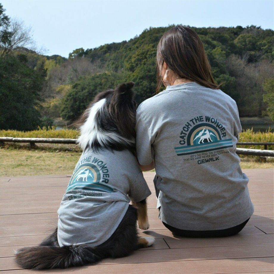 グラフィックＴシャツロゴ【XXL】  犬  GEWALK  ジウォーク  Tシャツ・カットソー