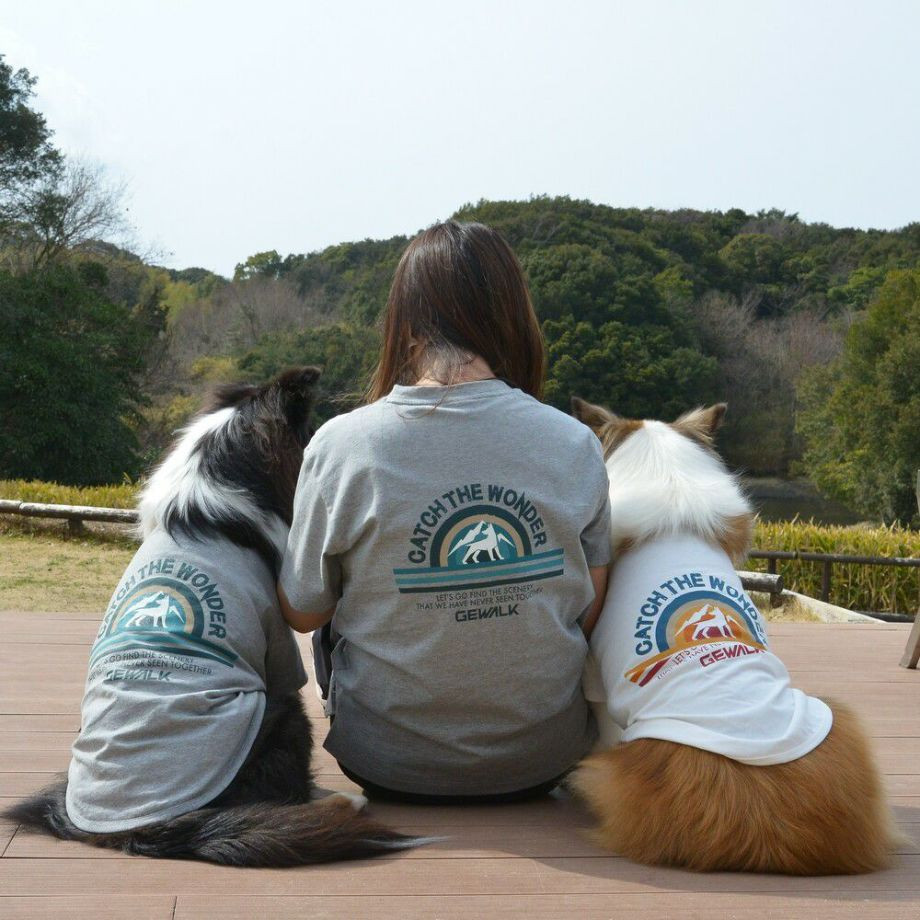 グラフィックＴシャツロゴ【XXL】  犬  GEWALK  ジウォーク  Tシャツ・カットソー