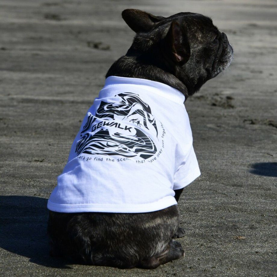 LGE530 サーフウエーブバックプリント　Ｔシャツ 【BMブルドッグ専用サイズ】  犬  GEWALK  ジウォーク  Tシャツ・カットソー