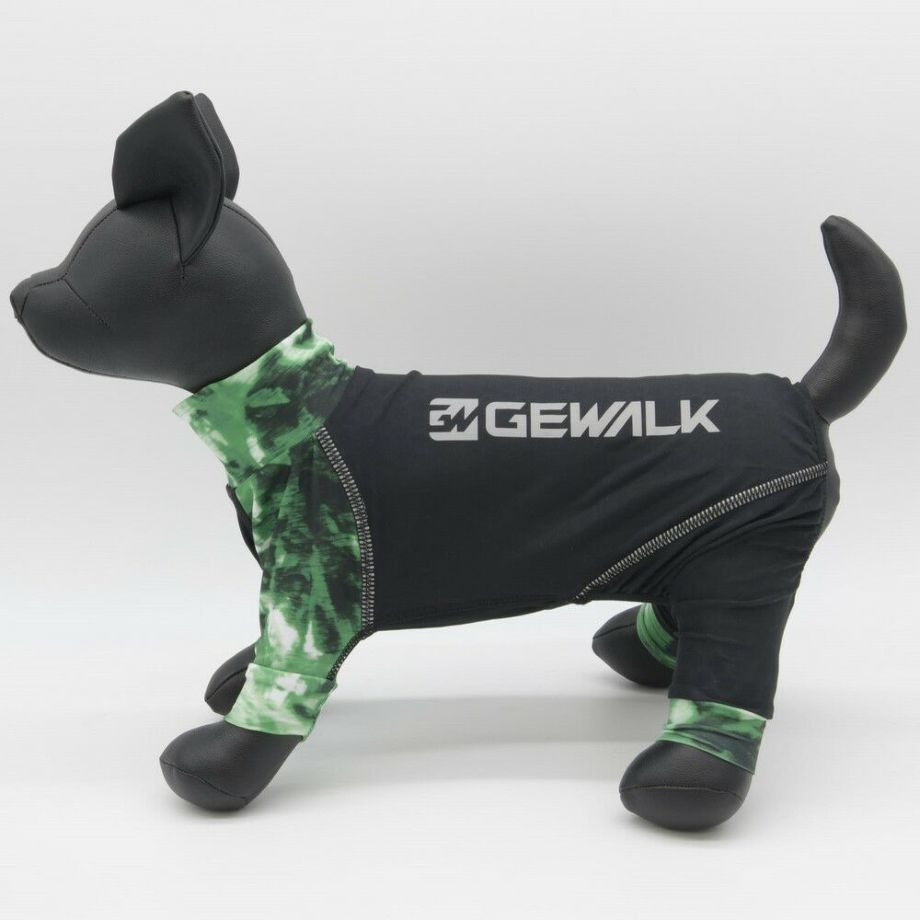 LGE533 タイダイプリント マイナス　フリージング　ロンパース【DS】【DM】ダックスフンド専用サイズ ラッシュガード  犬  GEWALK  ジウォーク  ロンパース