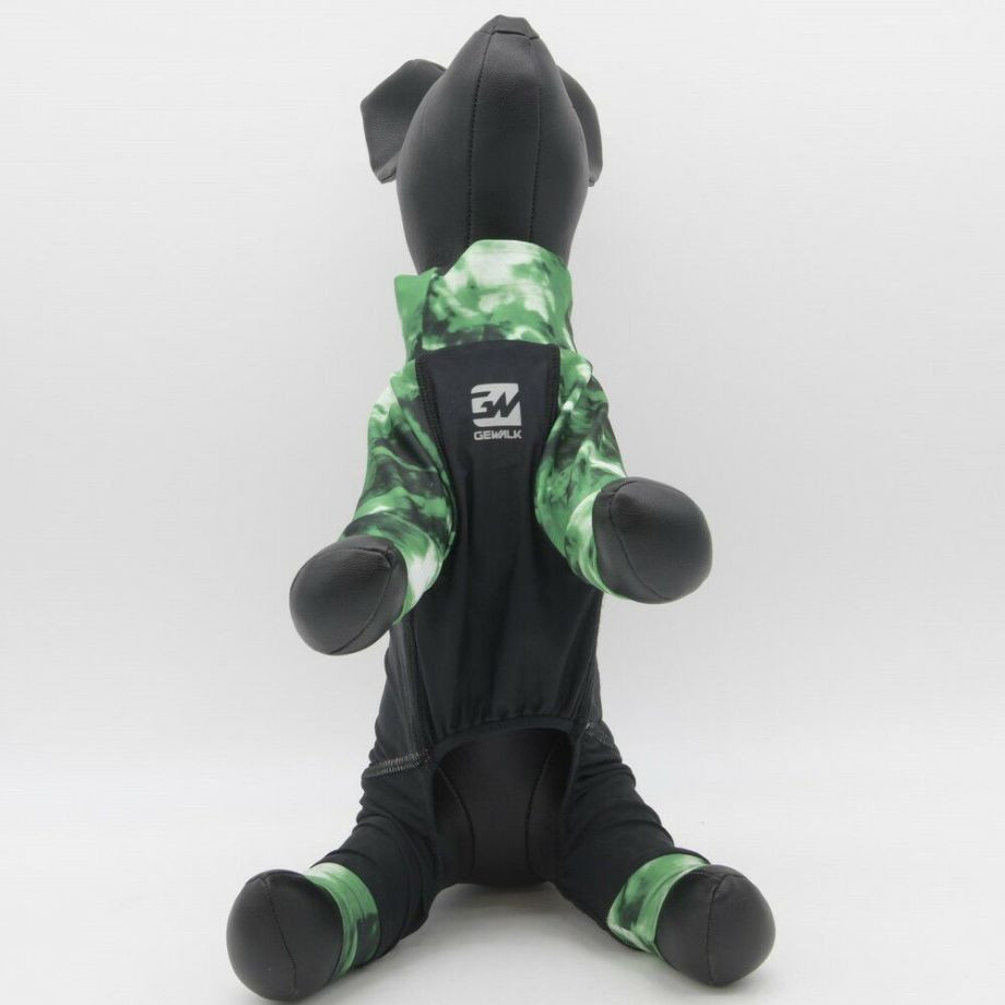 LGE533 タイダイプリント マイナス　フリージング　ロンパース【XS】【S】【2S】ラッシュガード  犬  GEWALK  ジウォーク  ロンパース