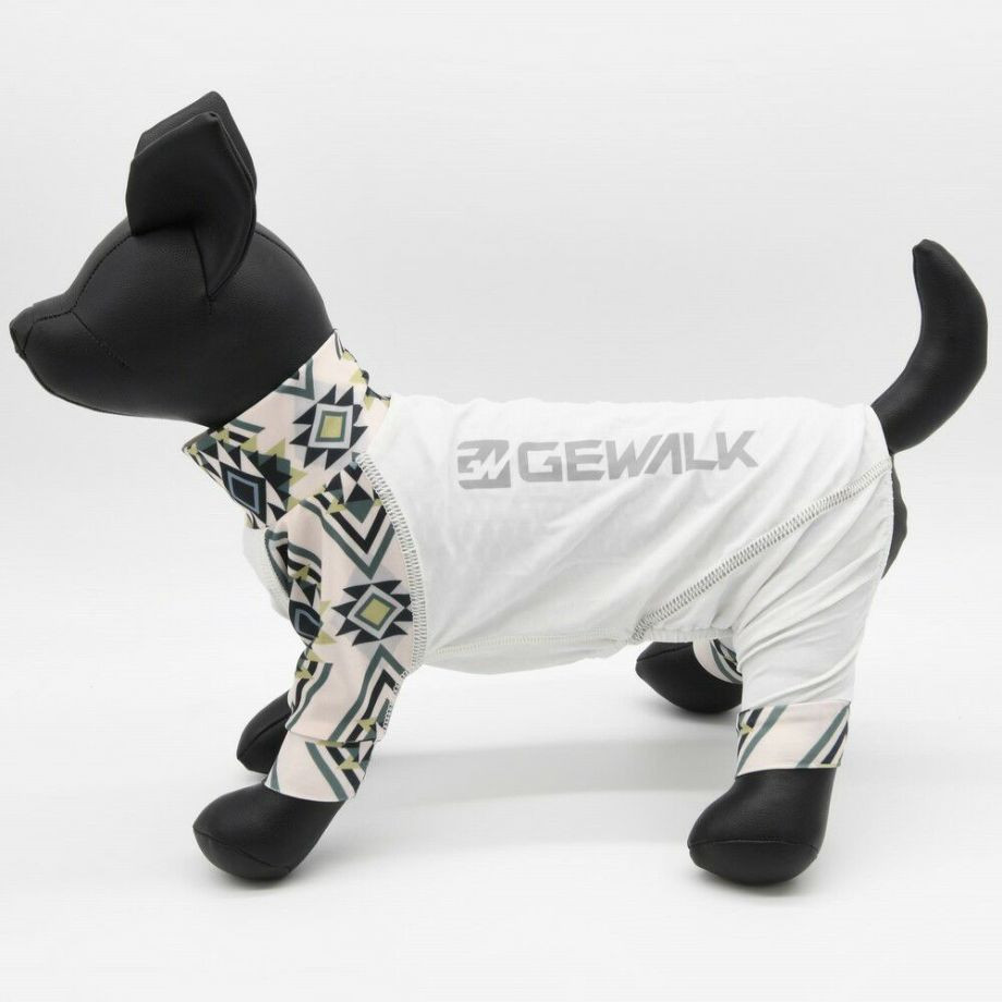 LGE534 ネイティブプリント マイナス　フリージング　ロンパース【M】【2M】【3M】ラッシュガード  犬  GEWALK  ジウォーク  ロンパース