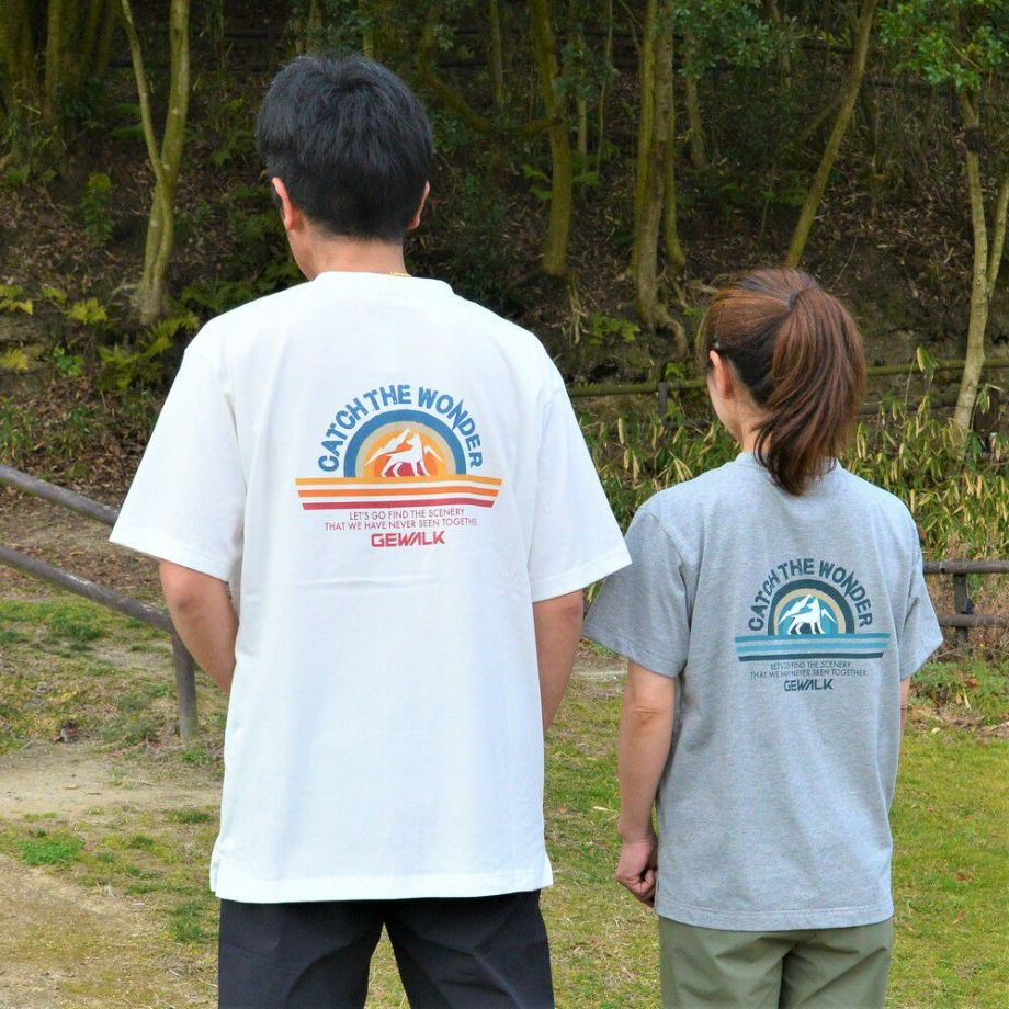 グラフィック　Tシャツ　ロゴ 【S M L LL】  犬  GEWALK    Tシャツ_オーナー用