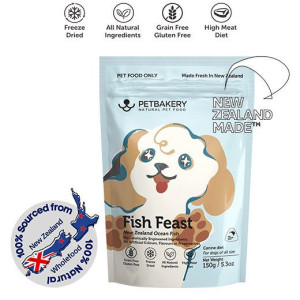 Fish Feast New Zealand Ocean Fish フィッシュフィースト/ For Dogs（内容量：150g）