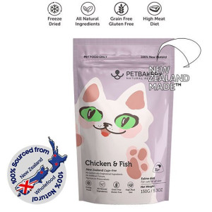 Chicken & Fish New Zealand Cage Free チキン＆フィッシュ / For Cats（内容量：50g）
