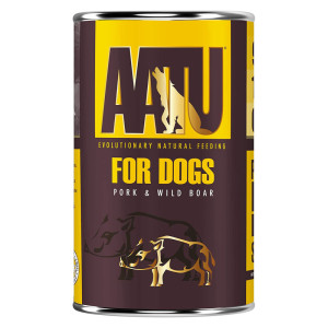 AATU　アートゥー　ドッグ　ウェット　ポーク＆ワイルドボア　400g　缶