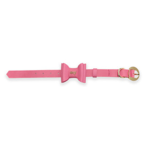 Metapink Bow Dog Collar