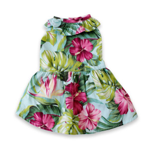 【Calvin & Susie】Aloha  Sundresses Sky Hibiscus 9 - XS
