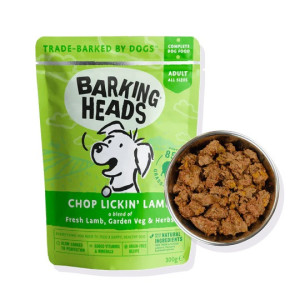 BARKING HEADS バーキングヘッズ リッキン ラム ウェット パウチ ドッグフード 全犬種成犬用 300g