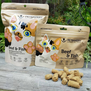 Beef & Fish New Zealand Grass-Fed ビーフ＆フィッシュ / For Cats（内容量：50g）OUTLET品