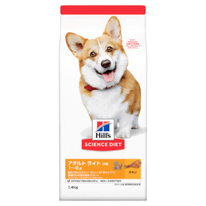 [日本ヒルズ] サイエンス・ダイエット ライト 小粒 肥満傾向の成犬用1.4kg